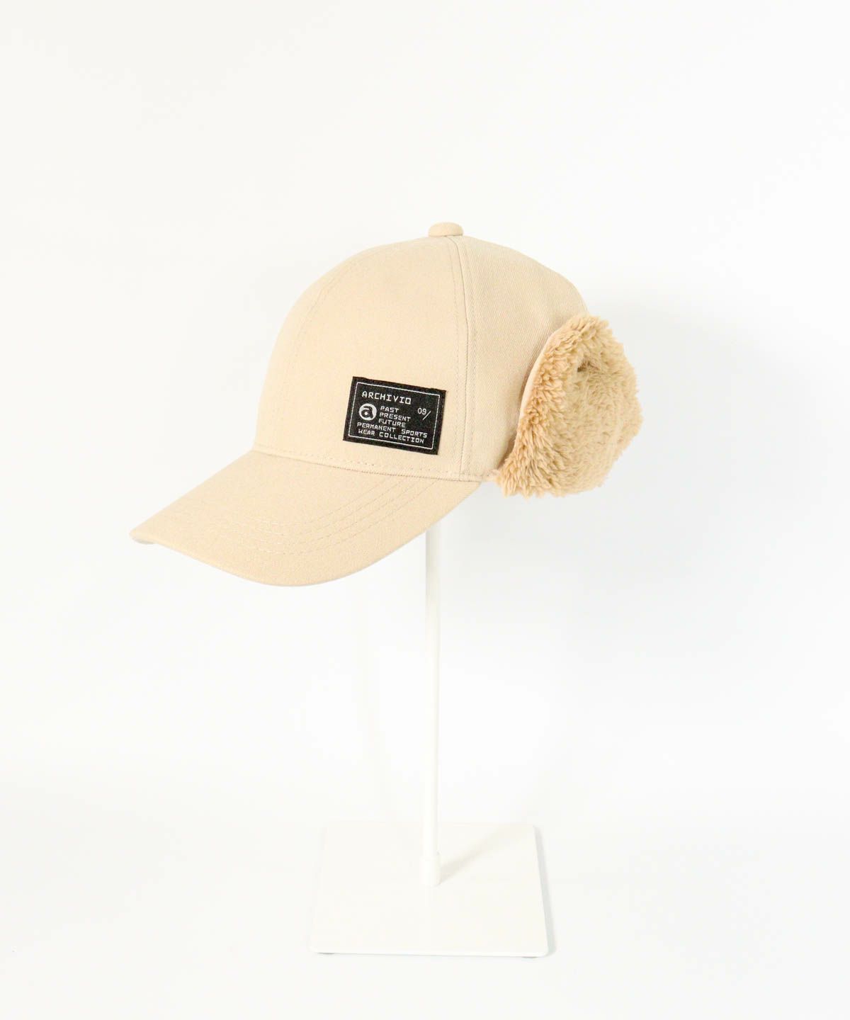 ボア切替2WAYキャップ（ベージュ）