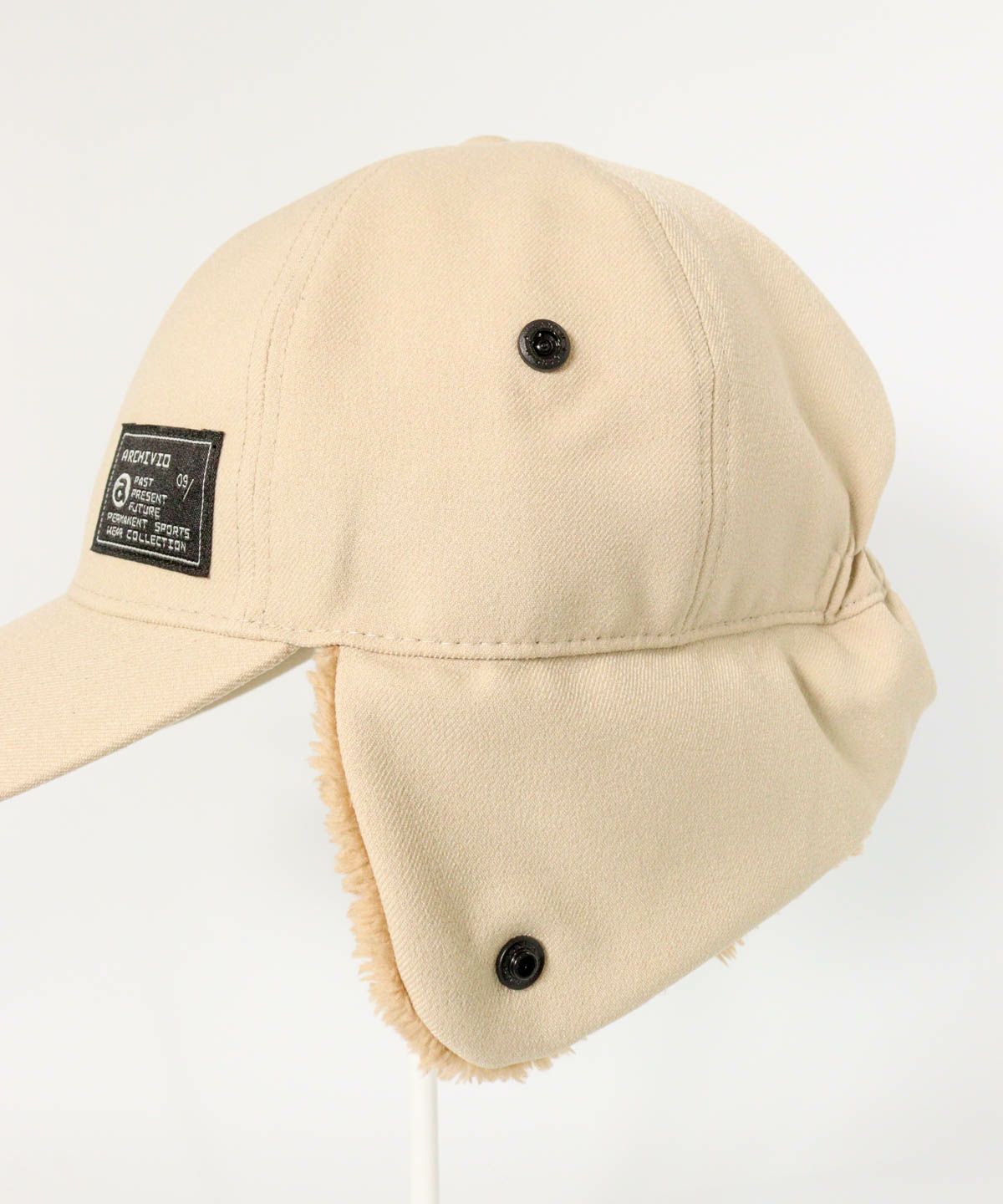 耳あて部分(ベージュ)