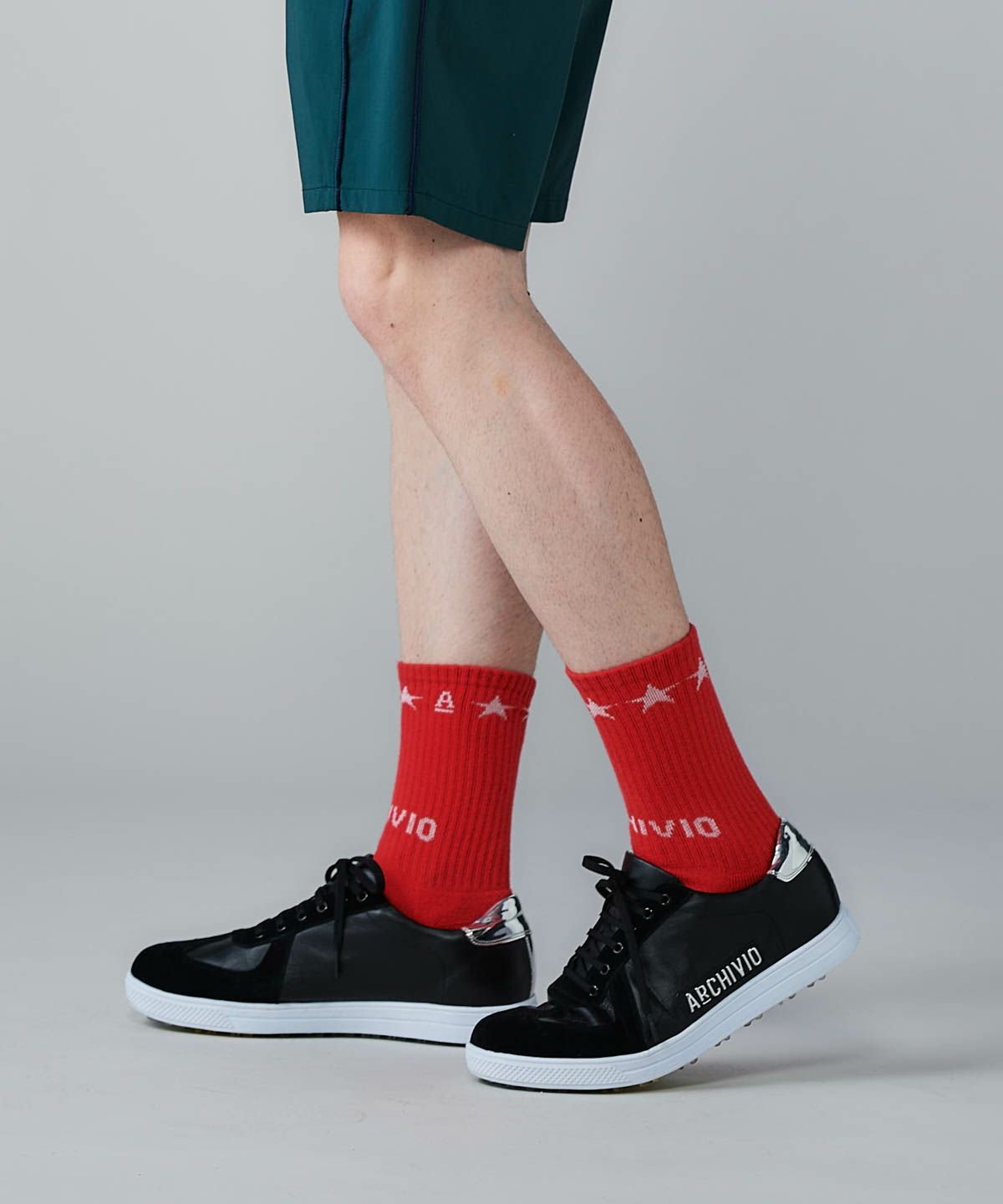 あきぞーページです メンズ】星柄ロゴソックス|アルチビオ - ゴルフウェアや婦人服通販