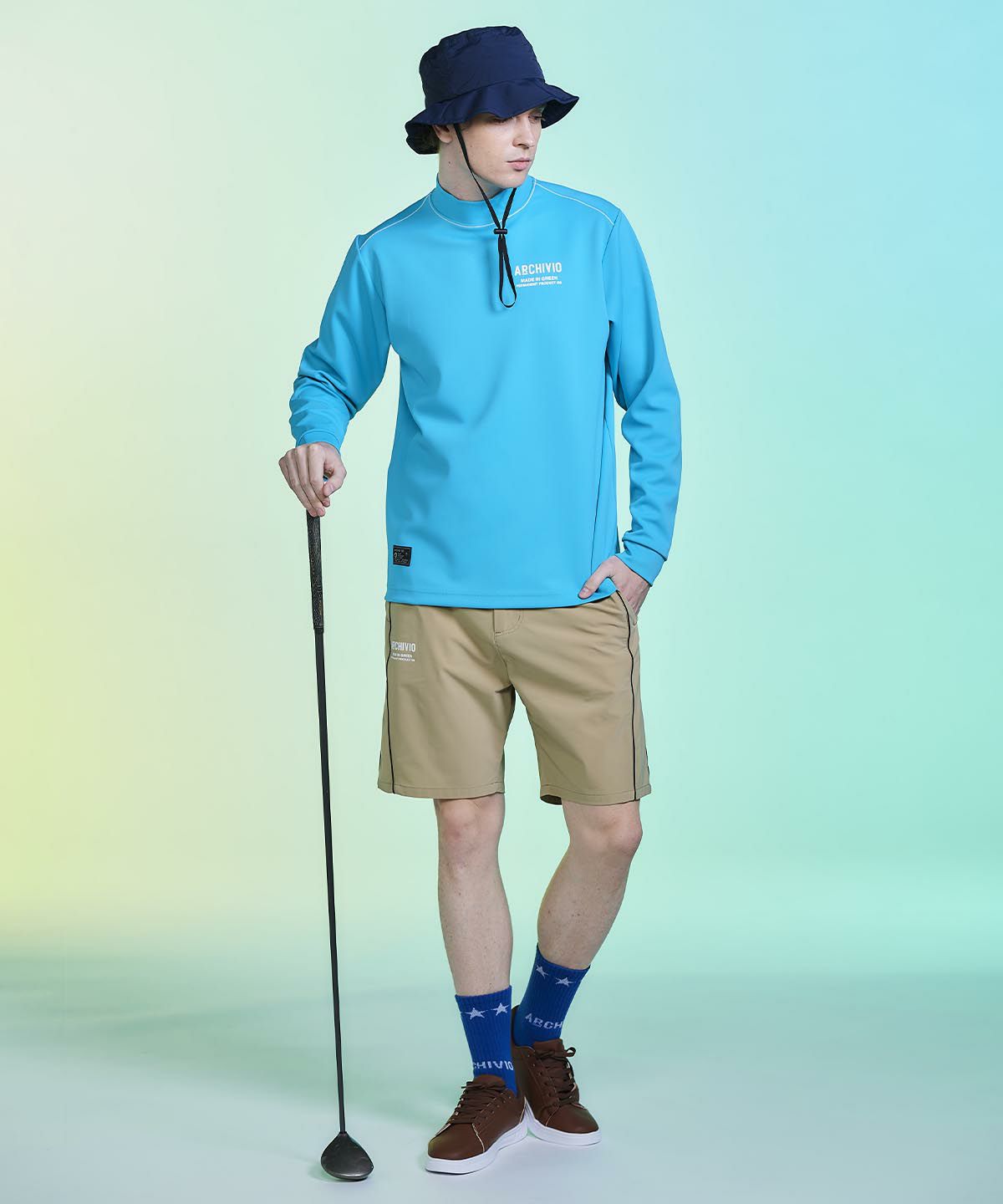 モデル着用画像（ブルー）