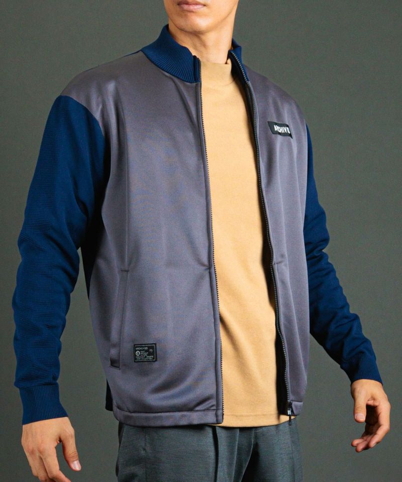 ◆新品現品限り◆アルチビオメンズブルゾン セール】<MENS>【メンズ】異素材切替配色ブルゾン（ブルゾン