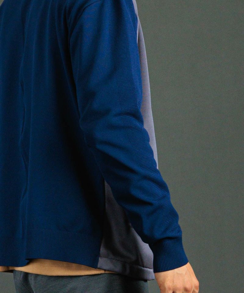 メンズ】異素材切替配色ブルゾン|アルチビオ - ゴルフウェアや婦人服通販