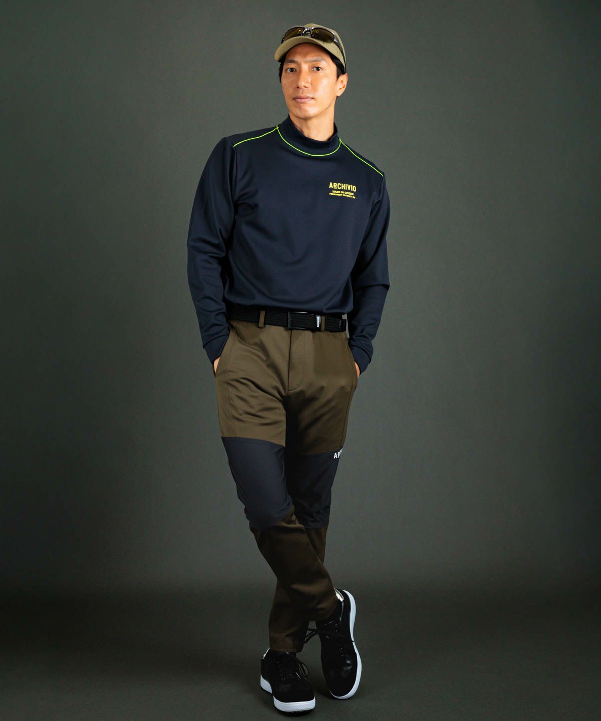 モデル着用画像(カーキ)