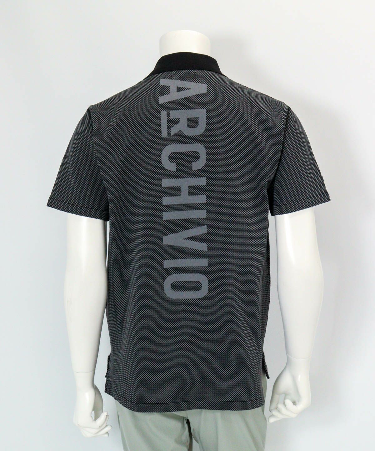 メンズ】幾何学柄ニットポロシャツ|アルチビオ - ゴルフウェアや婦人服通販