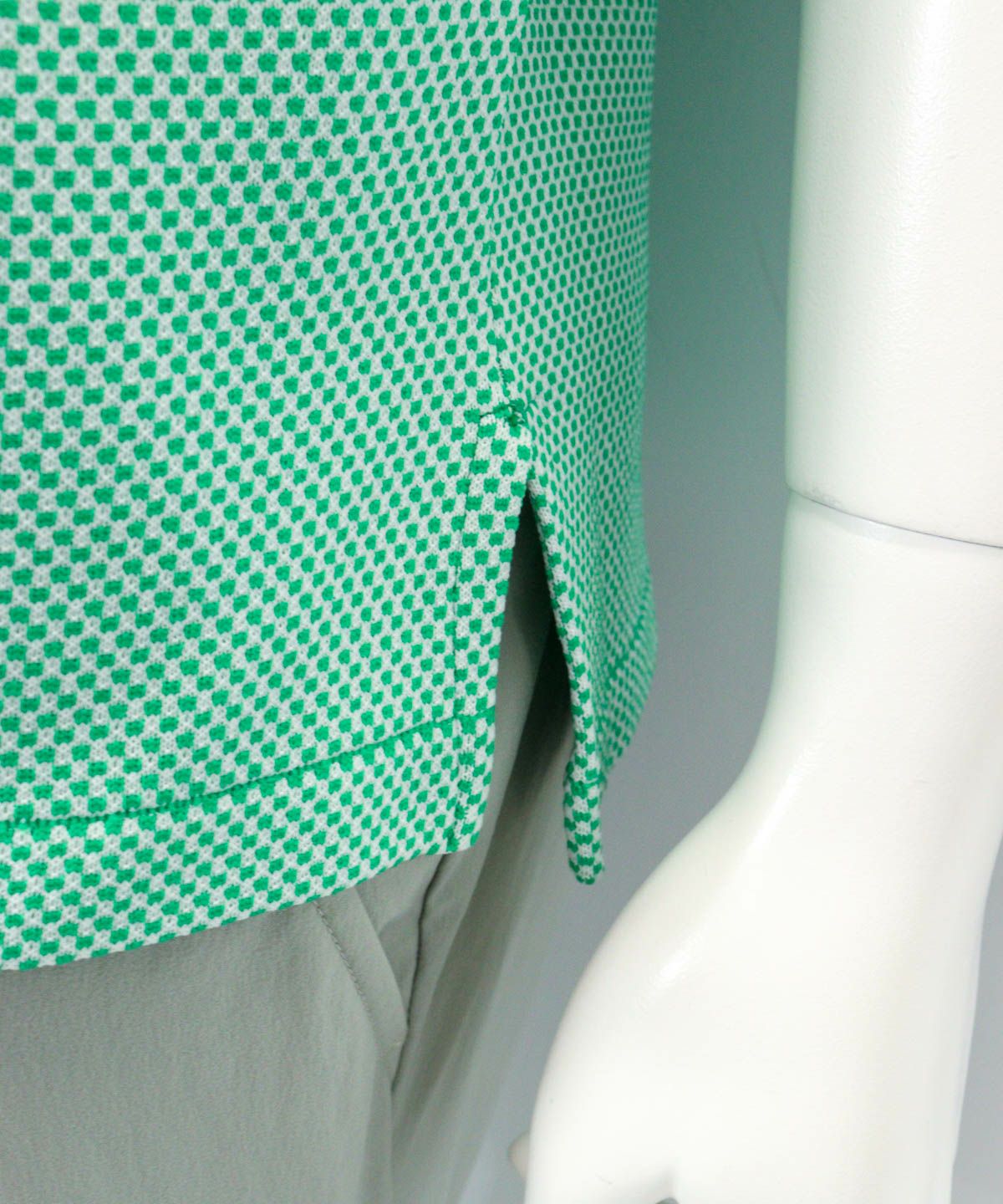 メンズ】幾何学柄ニットポロシャツ|アルチビオ - ゴルフウェアや婦人服通販