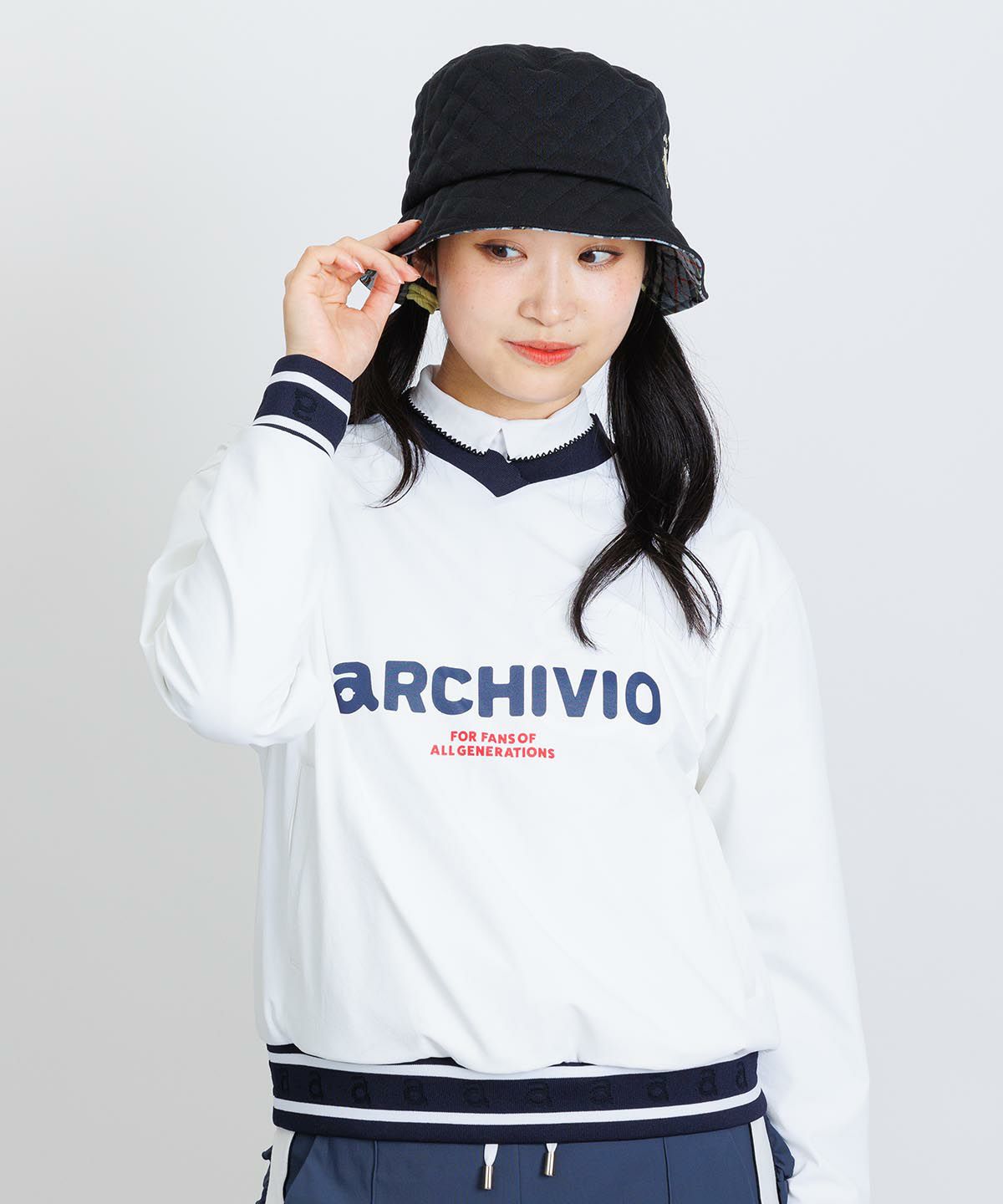 モデル着用画像（ブラック）