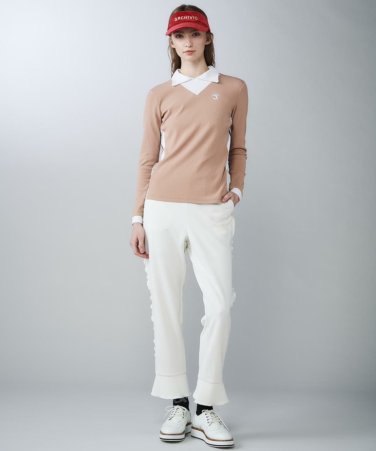 サイドフリル速乾パンツ|アルチビオ - ゴルフウェアや婦人服通販