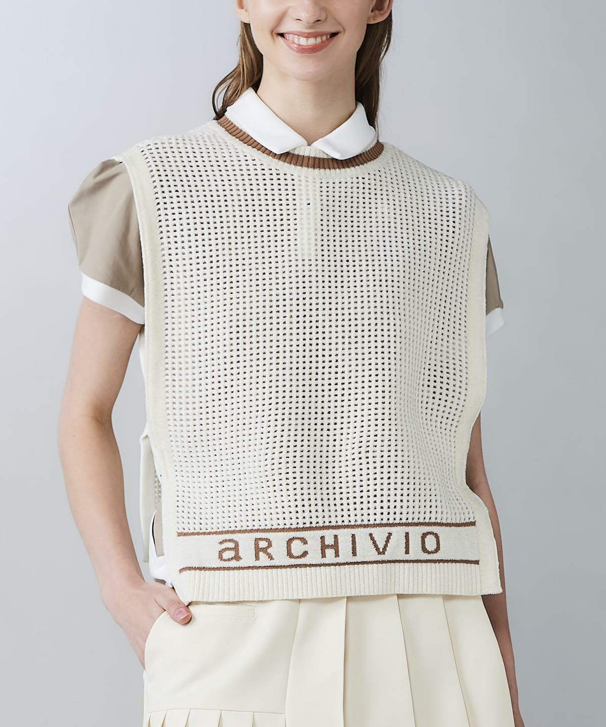 モデル着用画像（ホワイト）