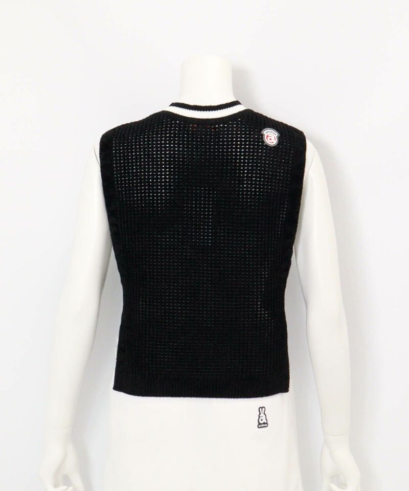 モールニットメッシュベスト|アルチビオ - ゴルフウェアや婦人服通販