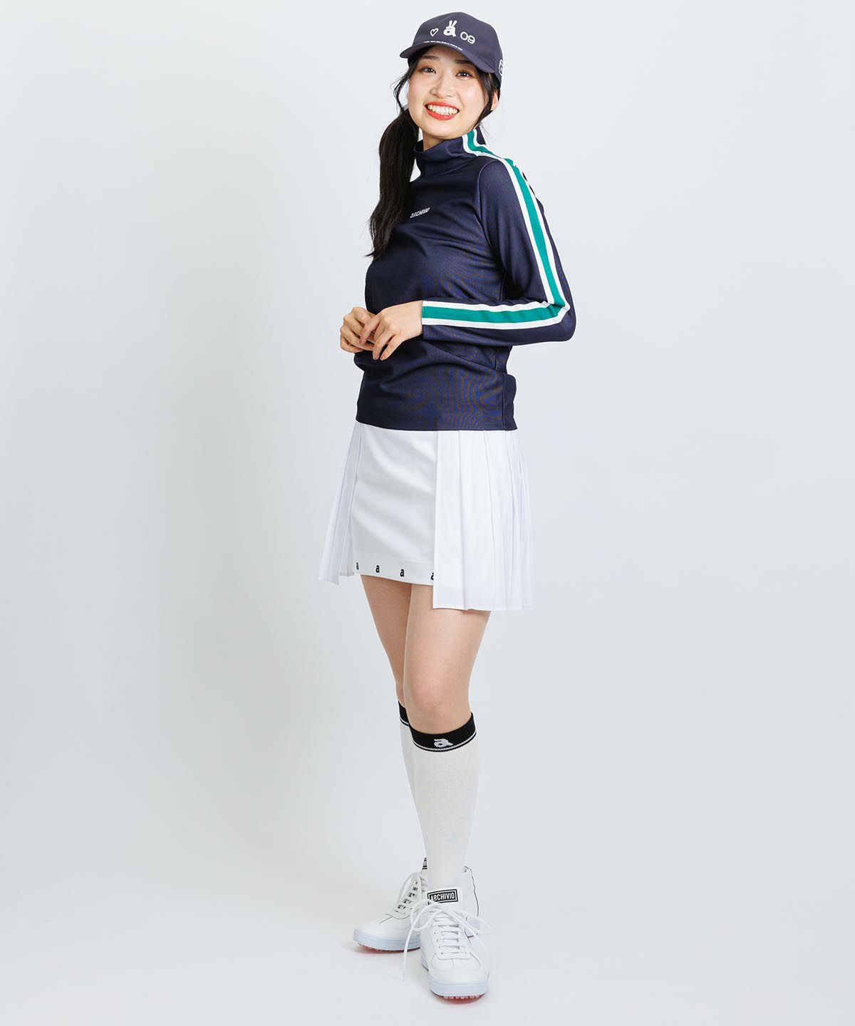 モデル着用画像(ネイビー)