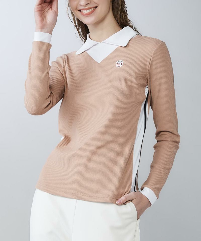 配色リブプルオーバー|アルチビオ - ゴルフウェアや婦人服通販