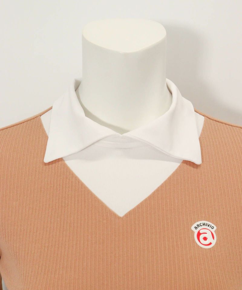 配色リブプルオーバー|アルチビオ - ゴルフウェアや婦人服通販