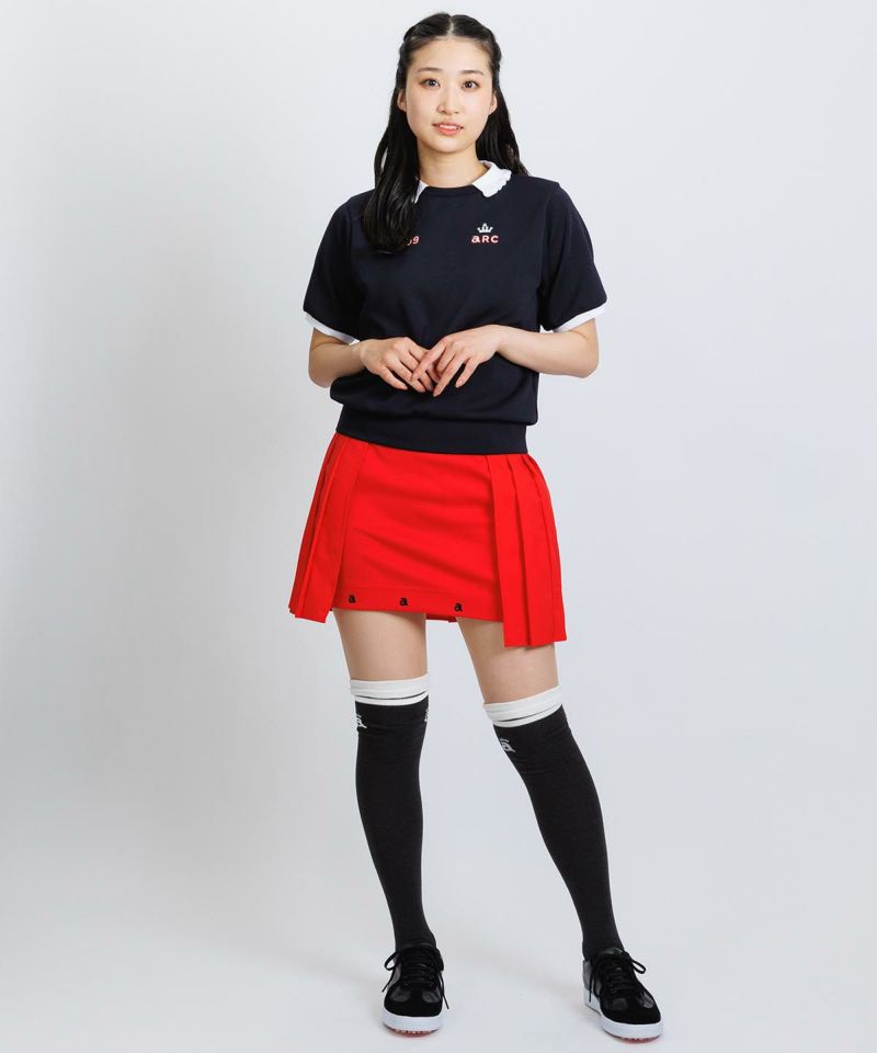 archivo アルチビオ　定価36300円ゴルフウェアフリル付きシャツLサイズ アルチビオ レディース ノースリ - ゴルフウェア通販 ビキ