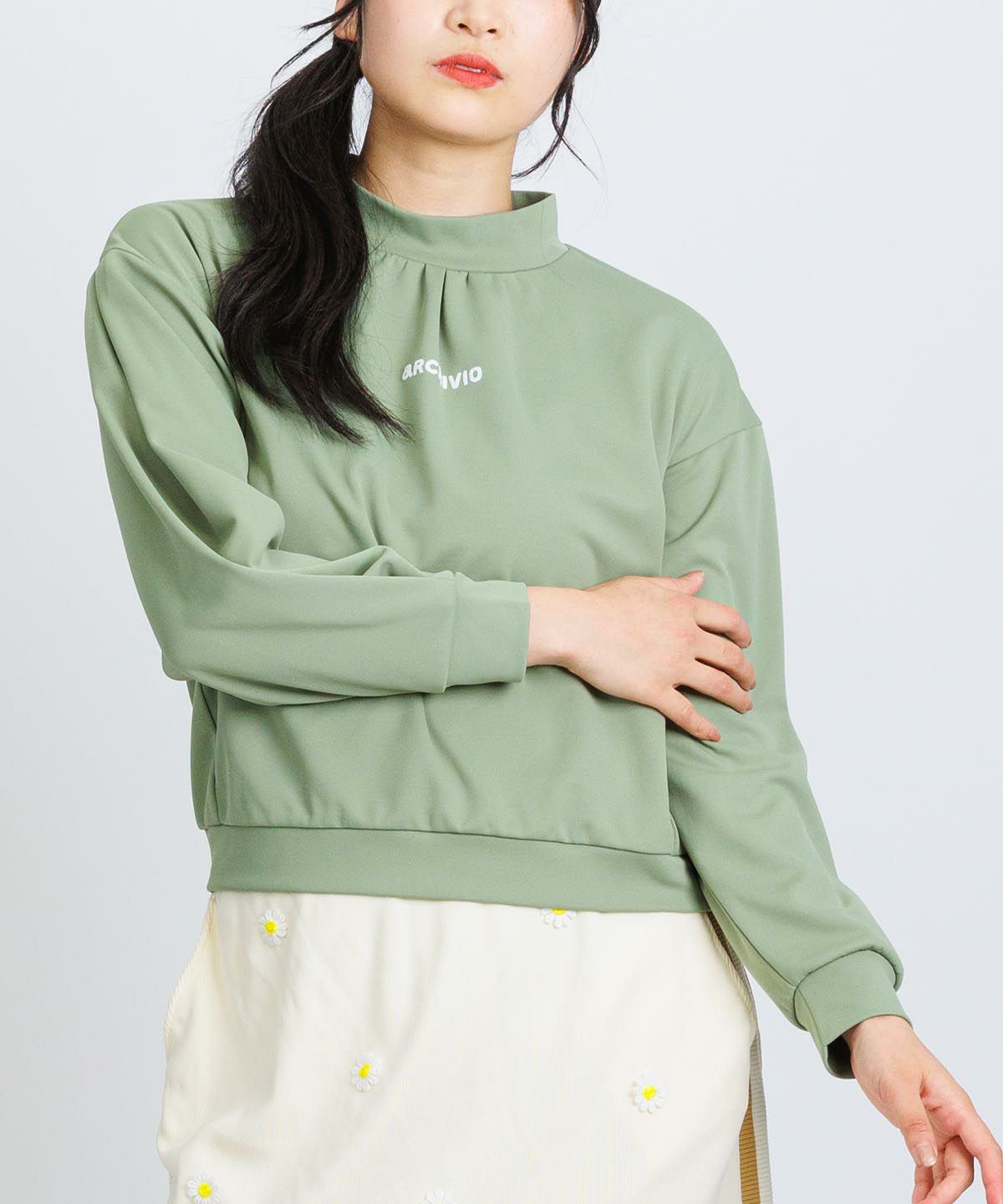 モデル着用画像（グリーン）