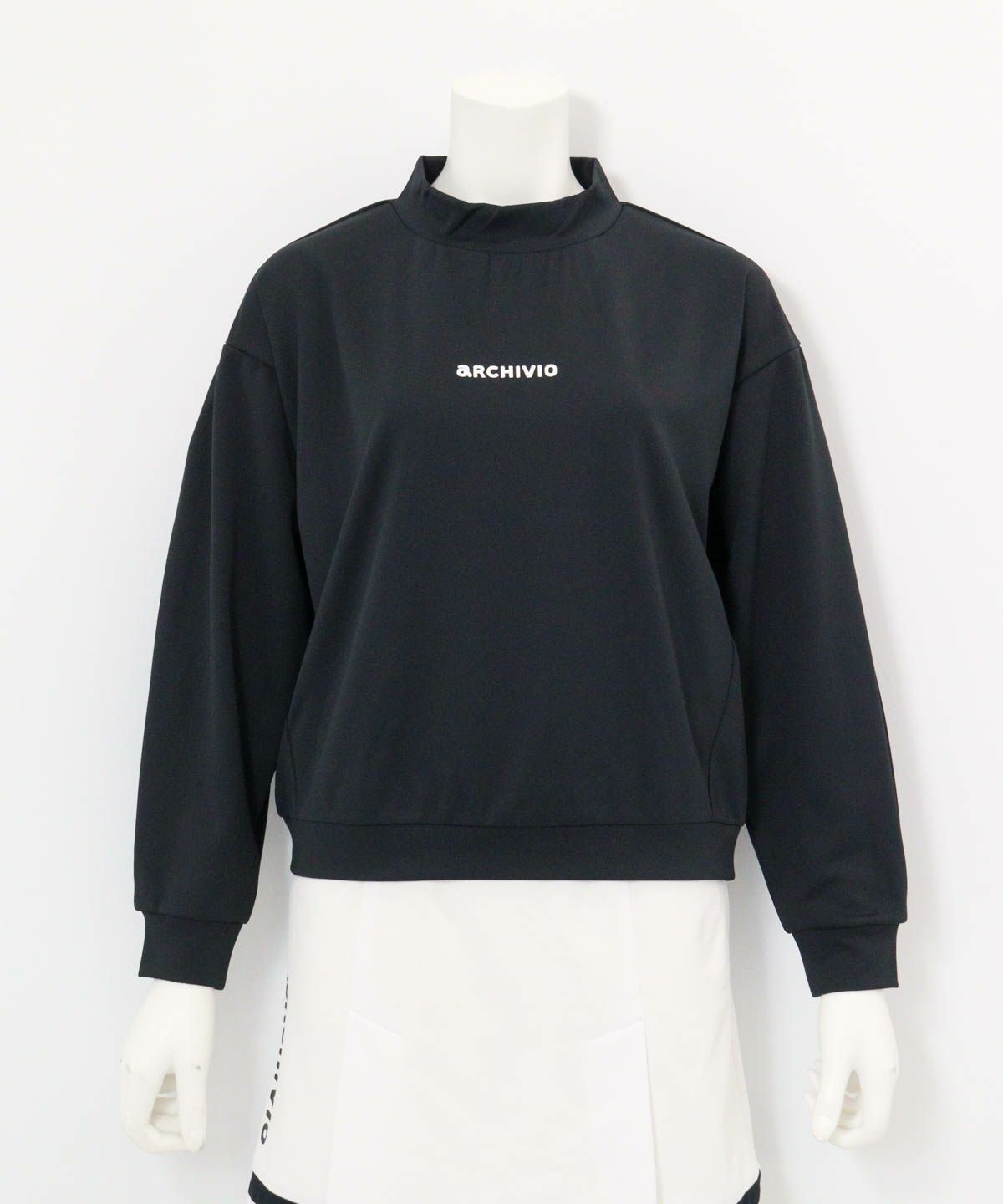 タック袖UV速乾プルオーバー（ブラック）