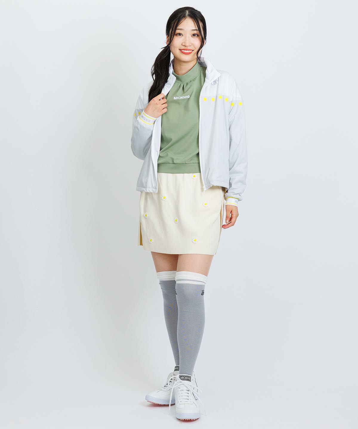 モデル着用画像（グリーン）