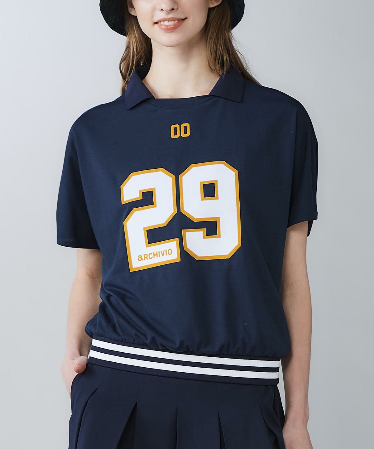 モデル着用画像(ネイビー)