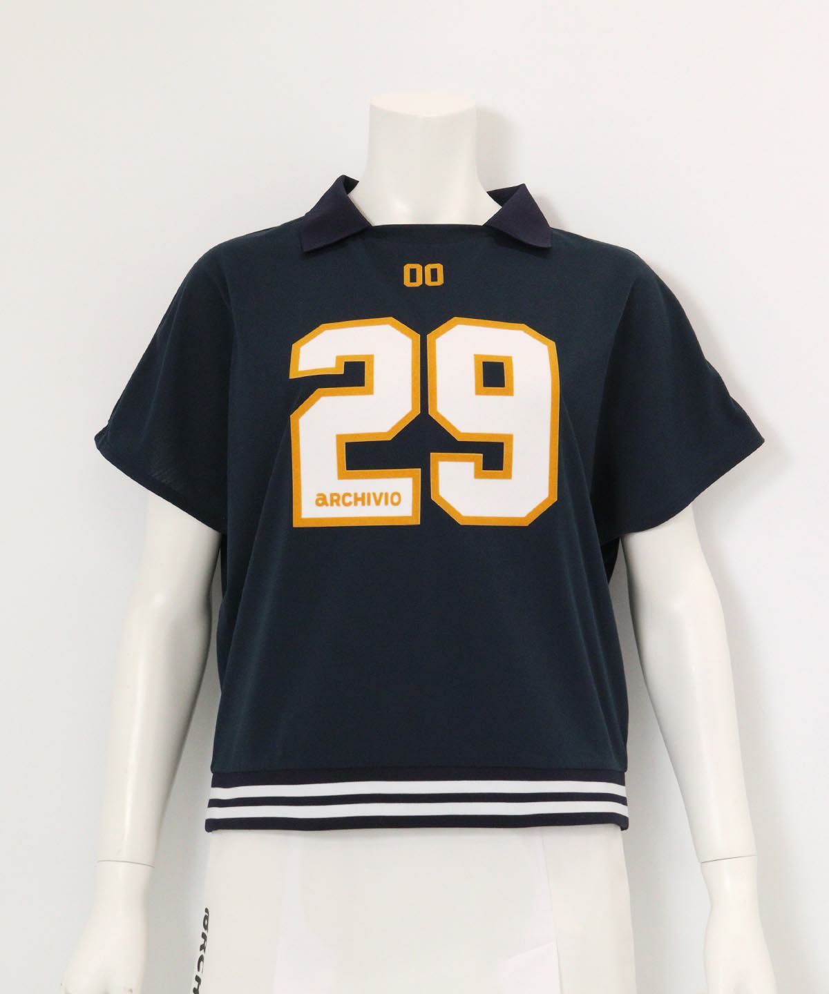 ナンバーロゴプルオーバー(ネイビー)前