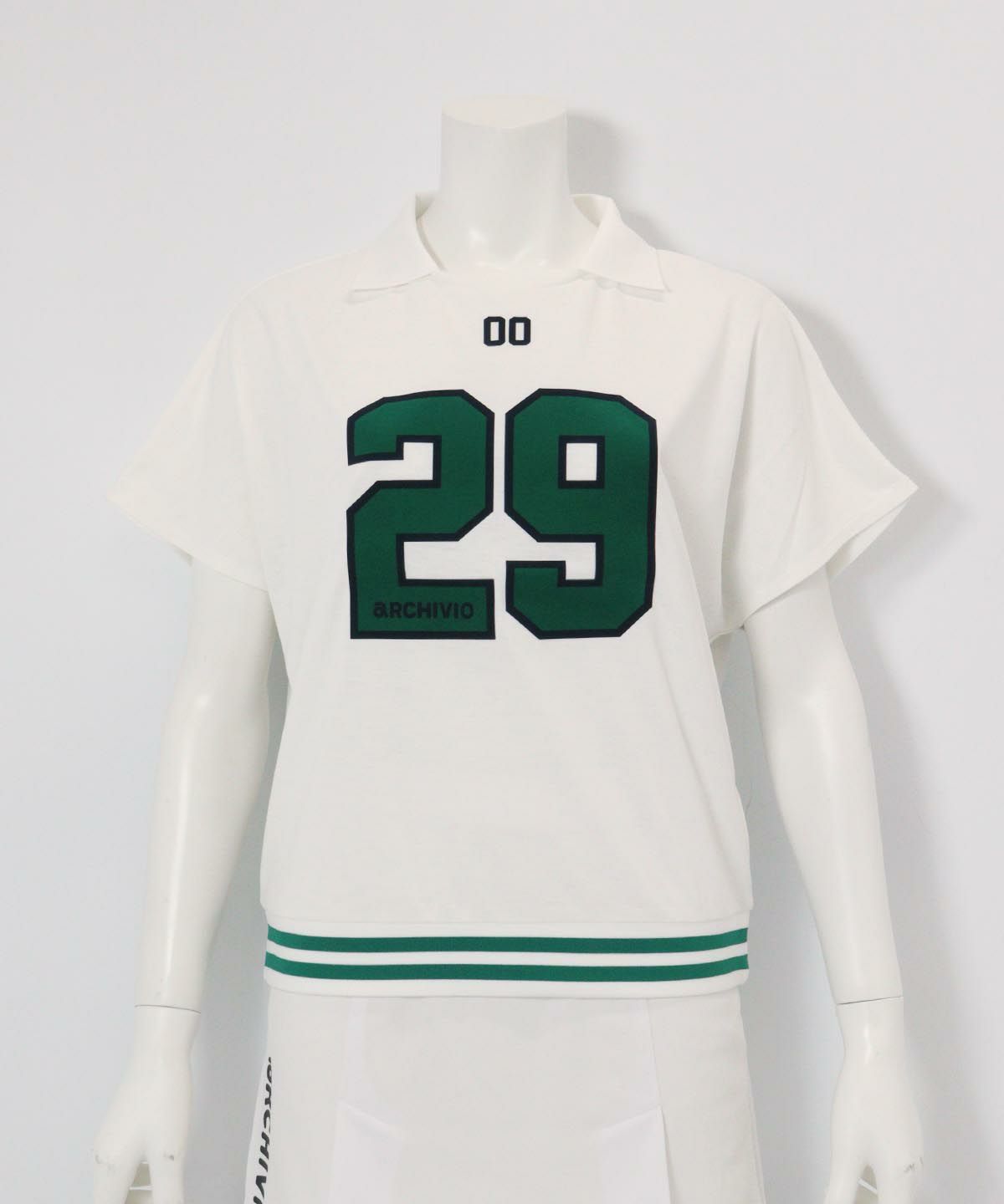 ナンバーロゴプルオーバー(ホワイト)前