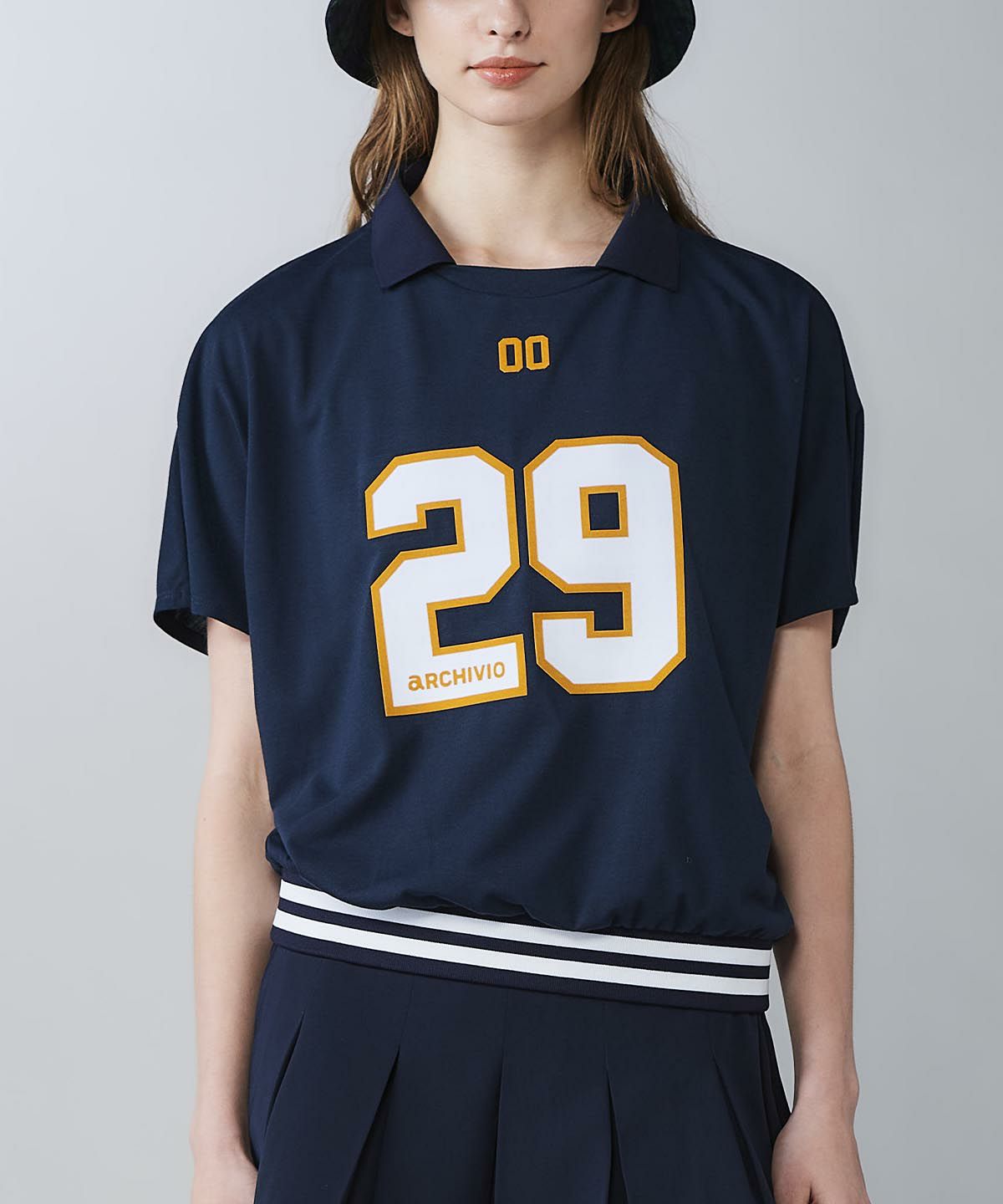 モデル着用画像(ネイビー)