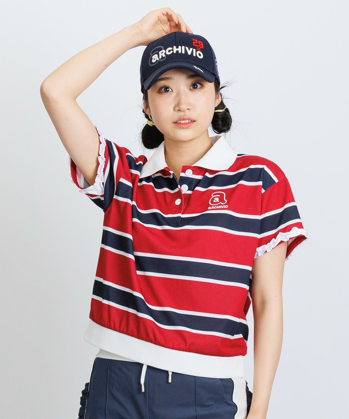 モデル着用画像(レッド)