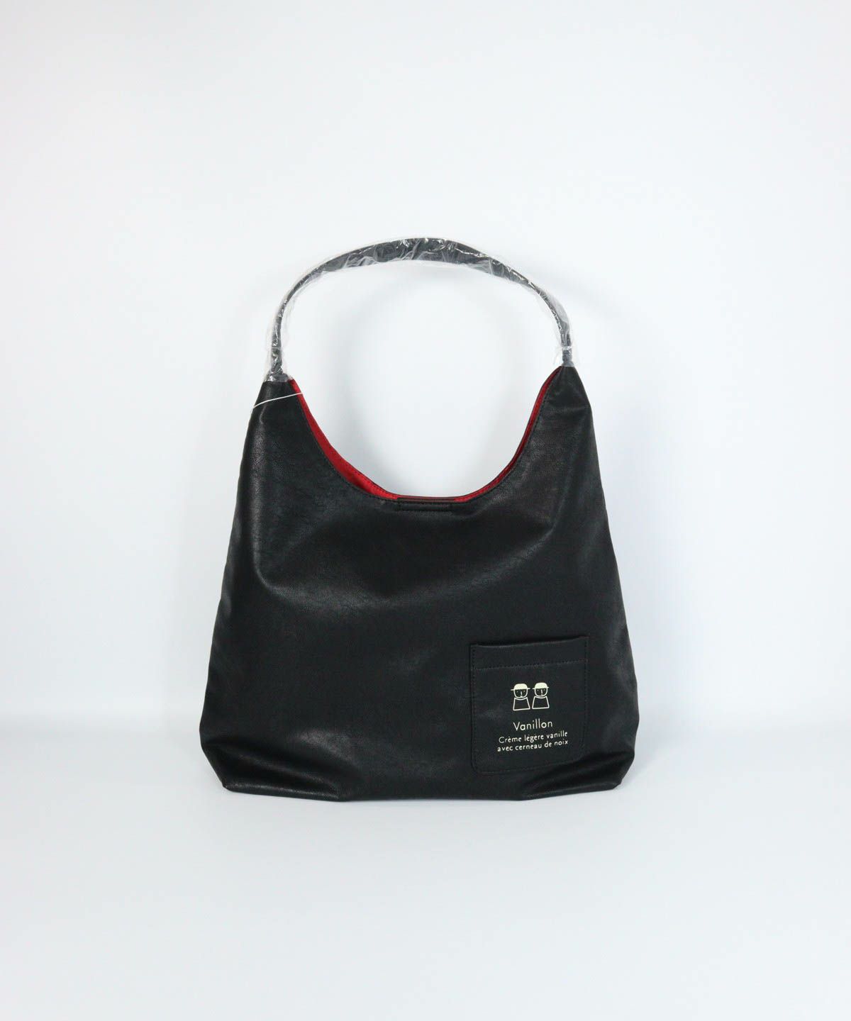 ワンハンドルミニポケットバッグ（ブラック）