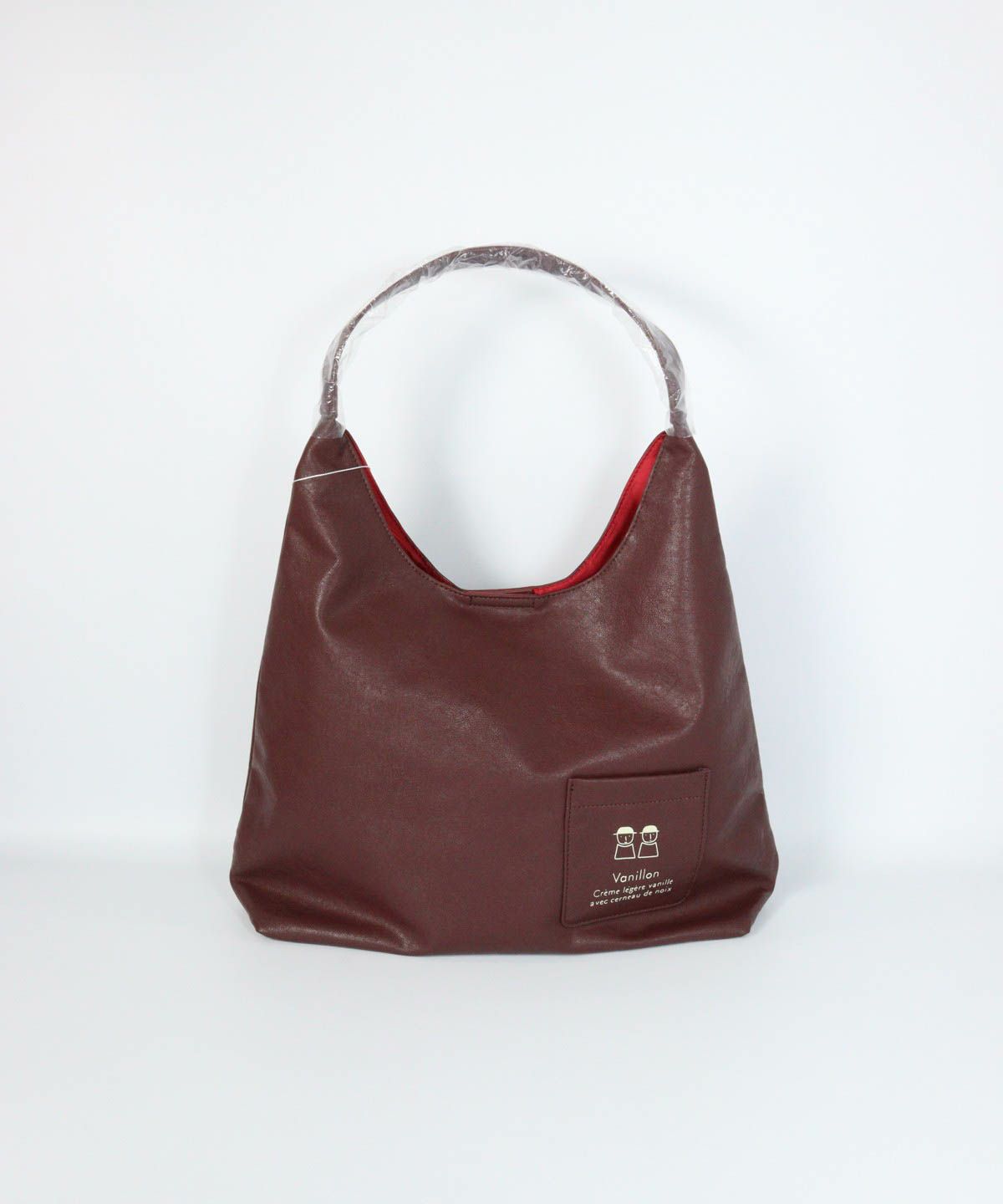 ワンハンドルミニポケットバッグ（レッド）