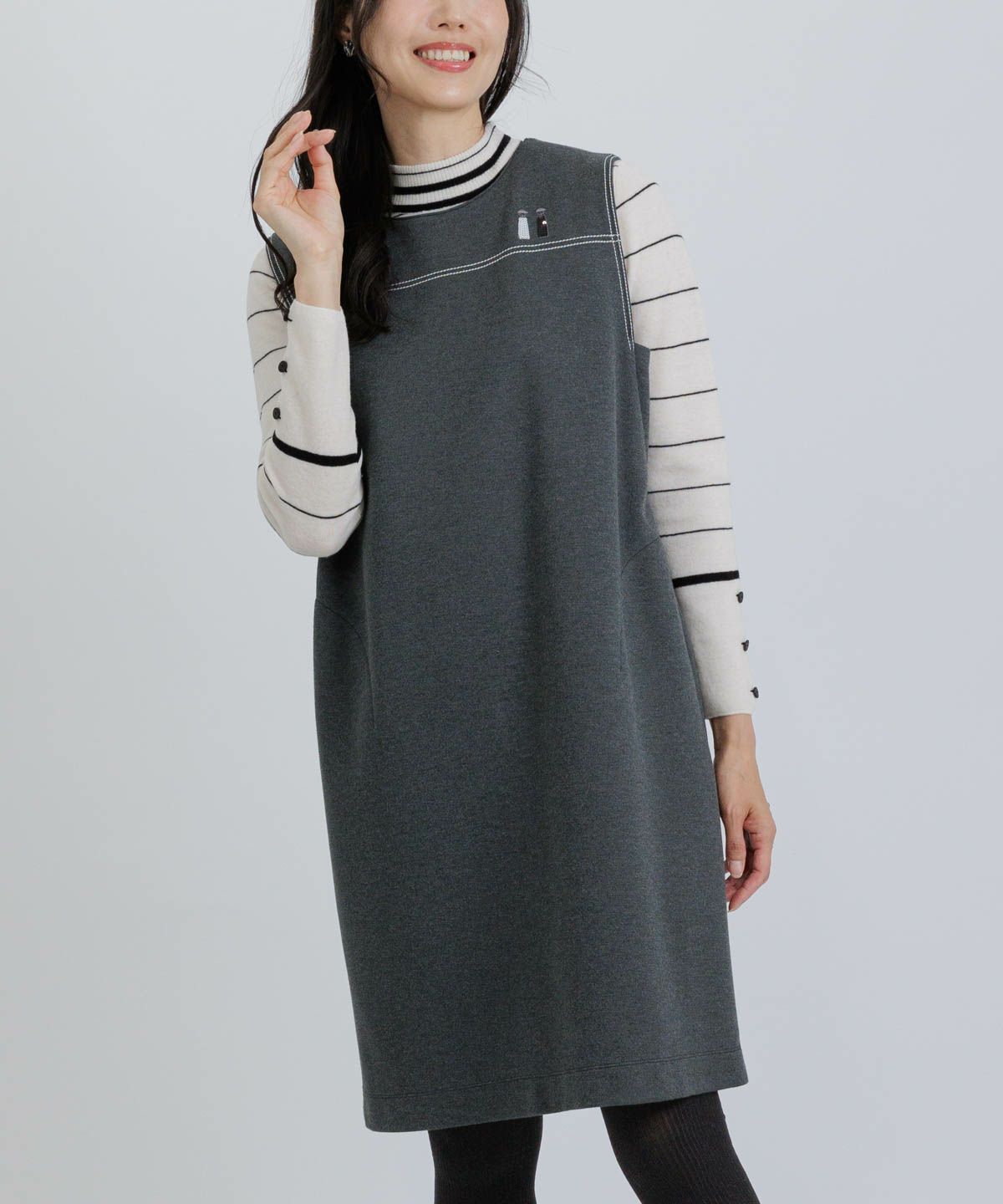 モデル着用画像(グレー)