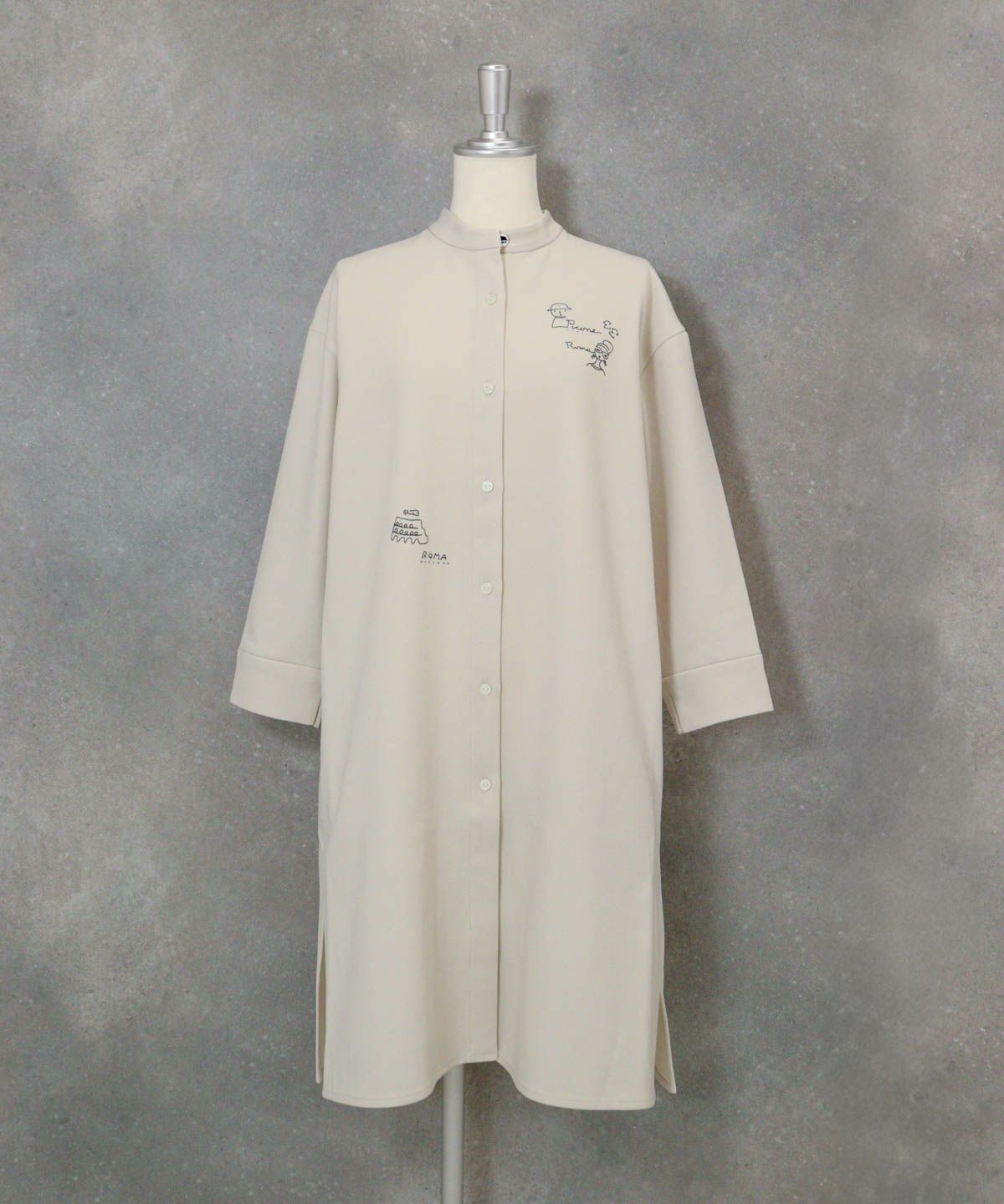 ツムギートロングブラウス（ベージュ）