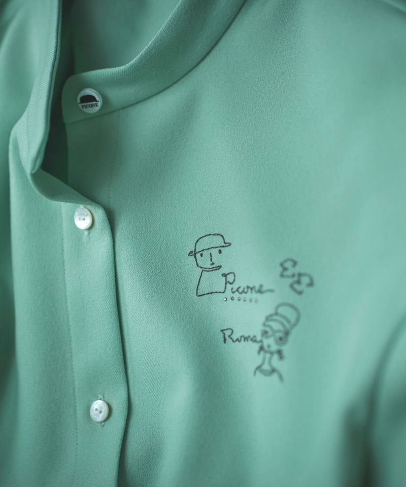 ツムギートロングブラウス|スタジオピッコーネ - ゴルフウェアや婦人服通販