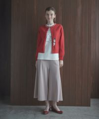 モデル着用画像（ピンクベージュ）