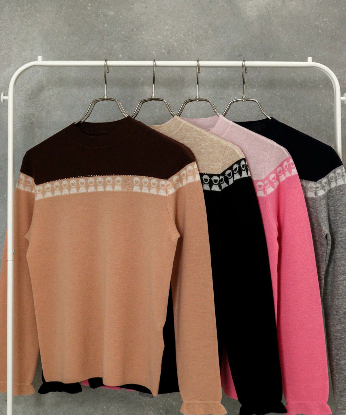 ウール100％カラフルピコニット|スタジオピッコーネ - ゴルフウェアや