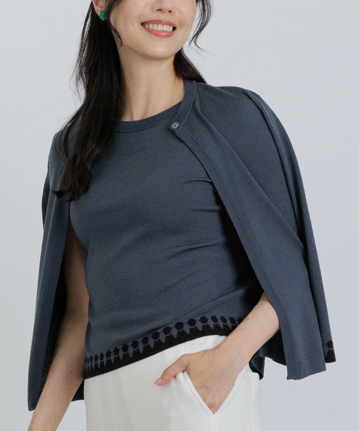 モデル着用画像(グレー)