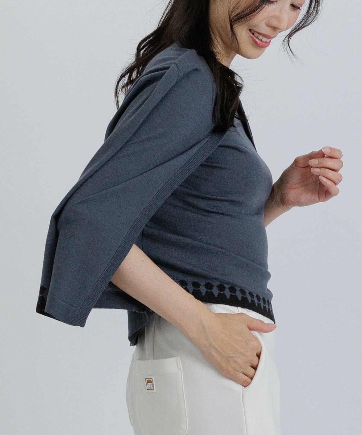 モデル着用画像(グレー)