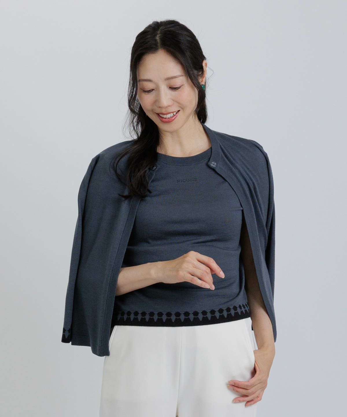 モデル着用画像(グレー)