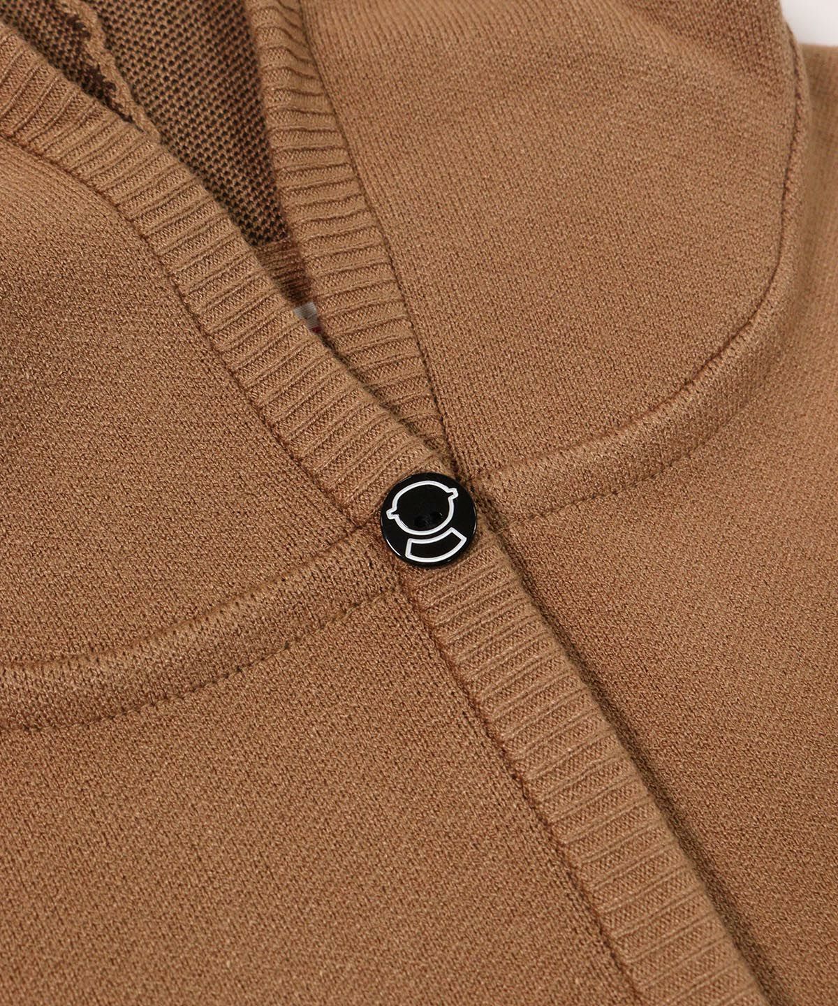 首元ボタン(ベージュ)