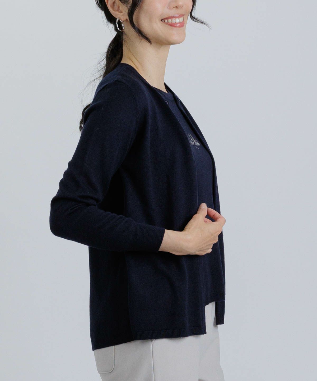 モデル着用例（アンサンブル風）