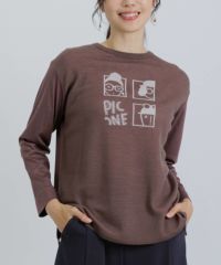 モデル着用画像（ブラウン）