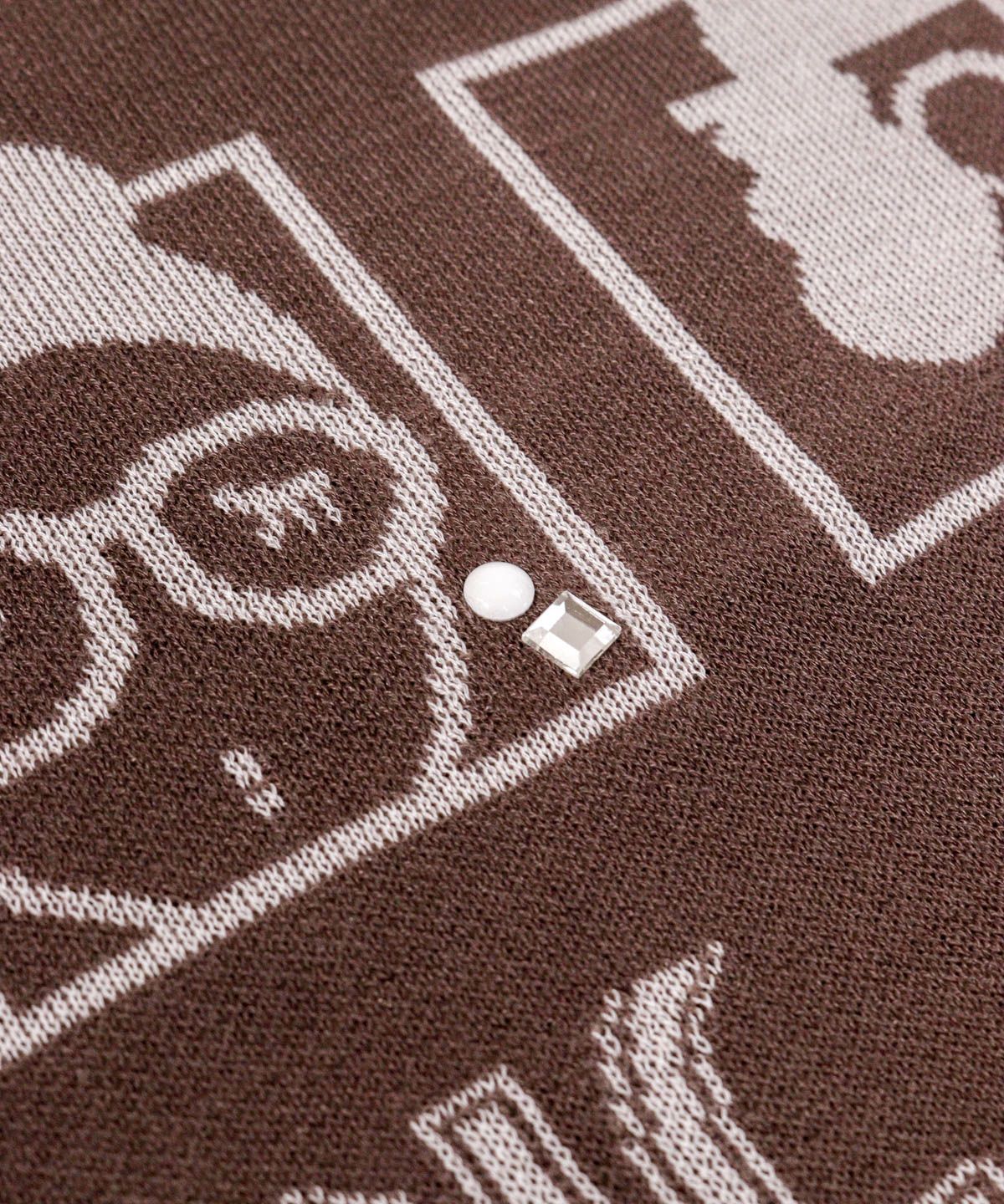 装飾アップ（ブラウン）