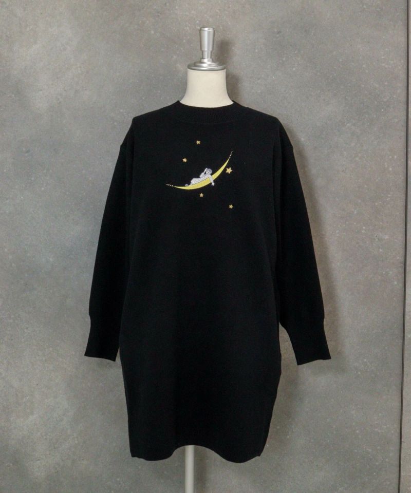 コットン混刺繍ニットチュニック|スタジオピッコーネ - ゴルフ