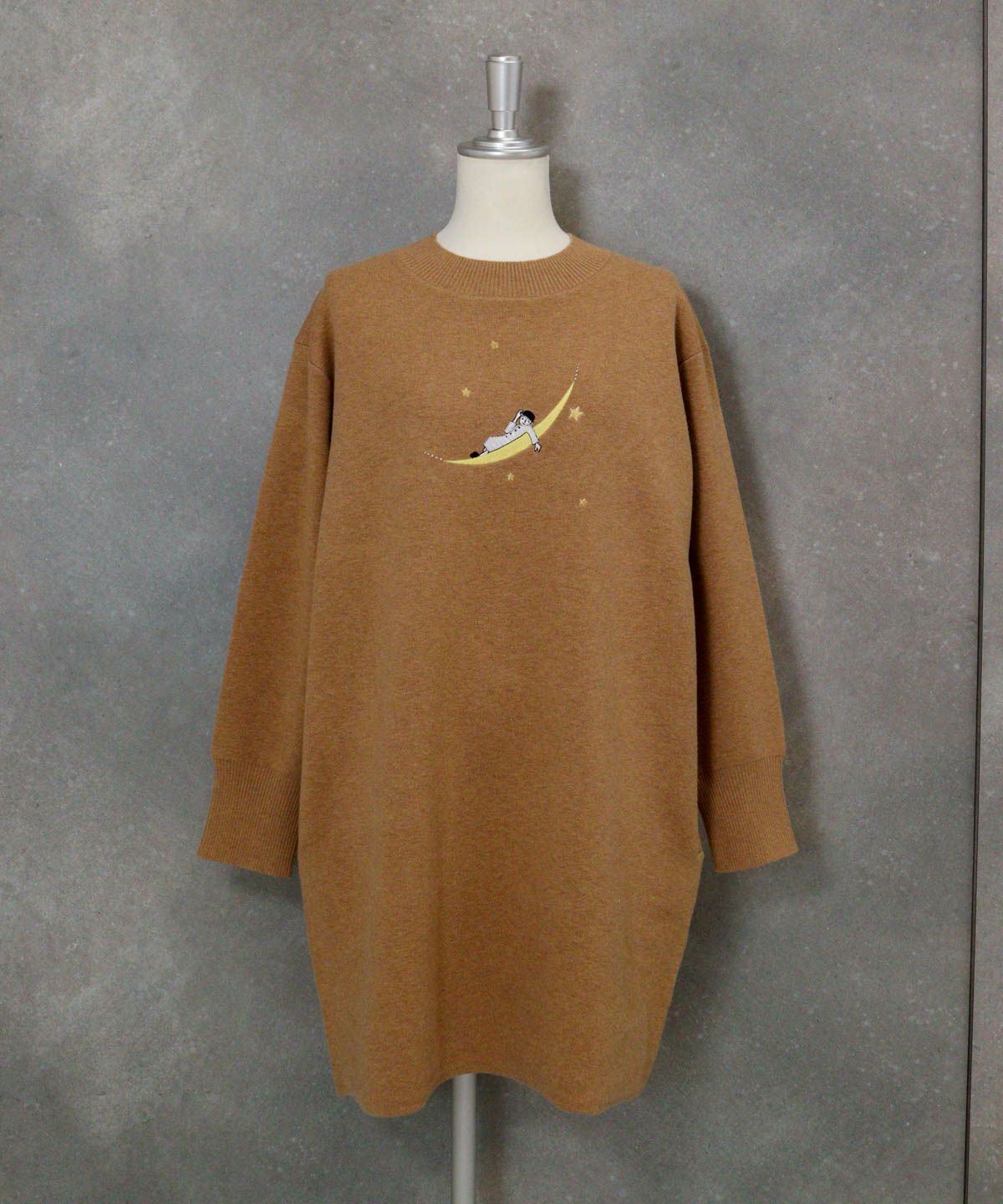 コットン混刺繍ニットチュニック|スタジオピッコーネ - ゴルフウェアや