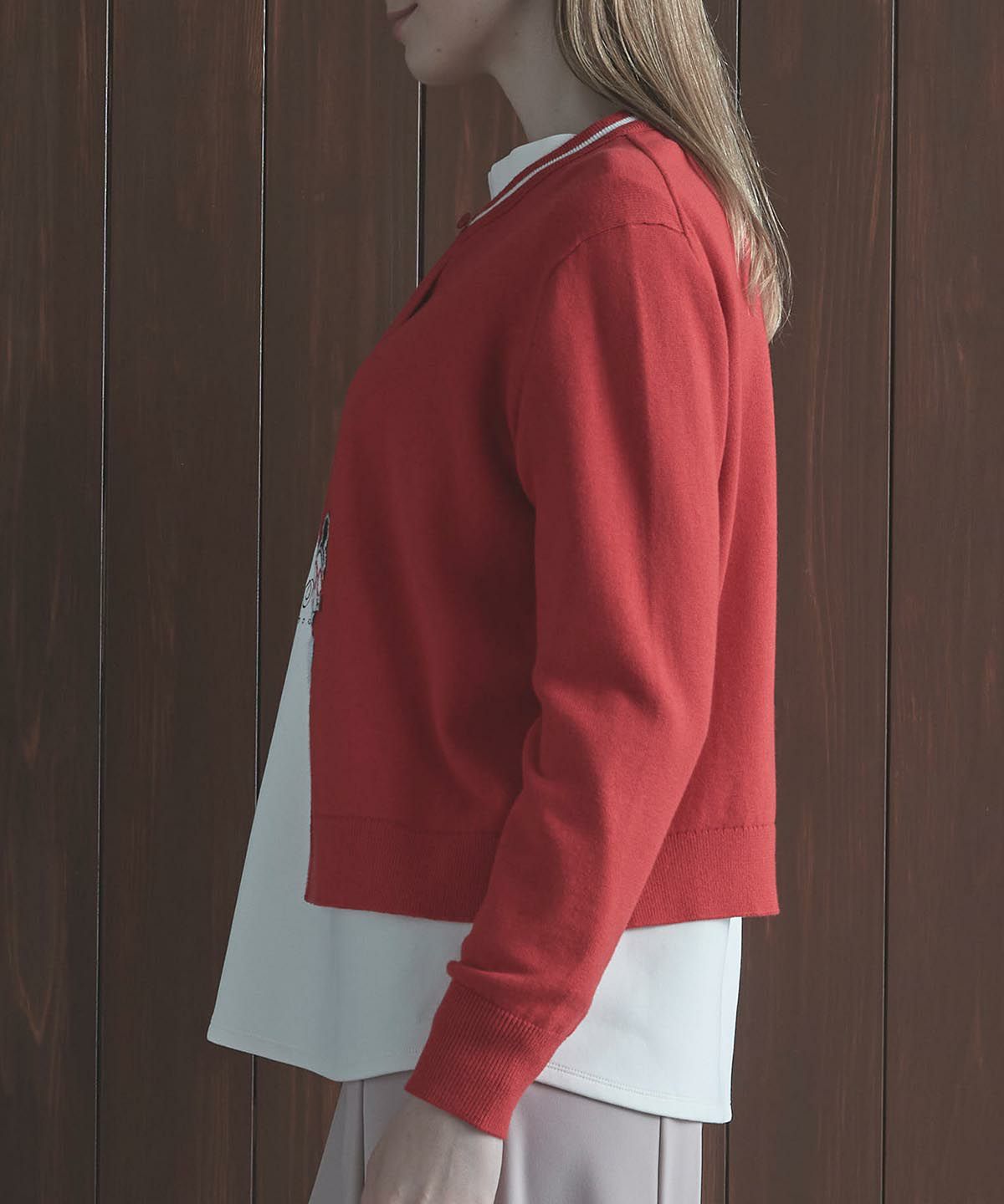 モデル着用画像（レッド）