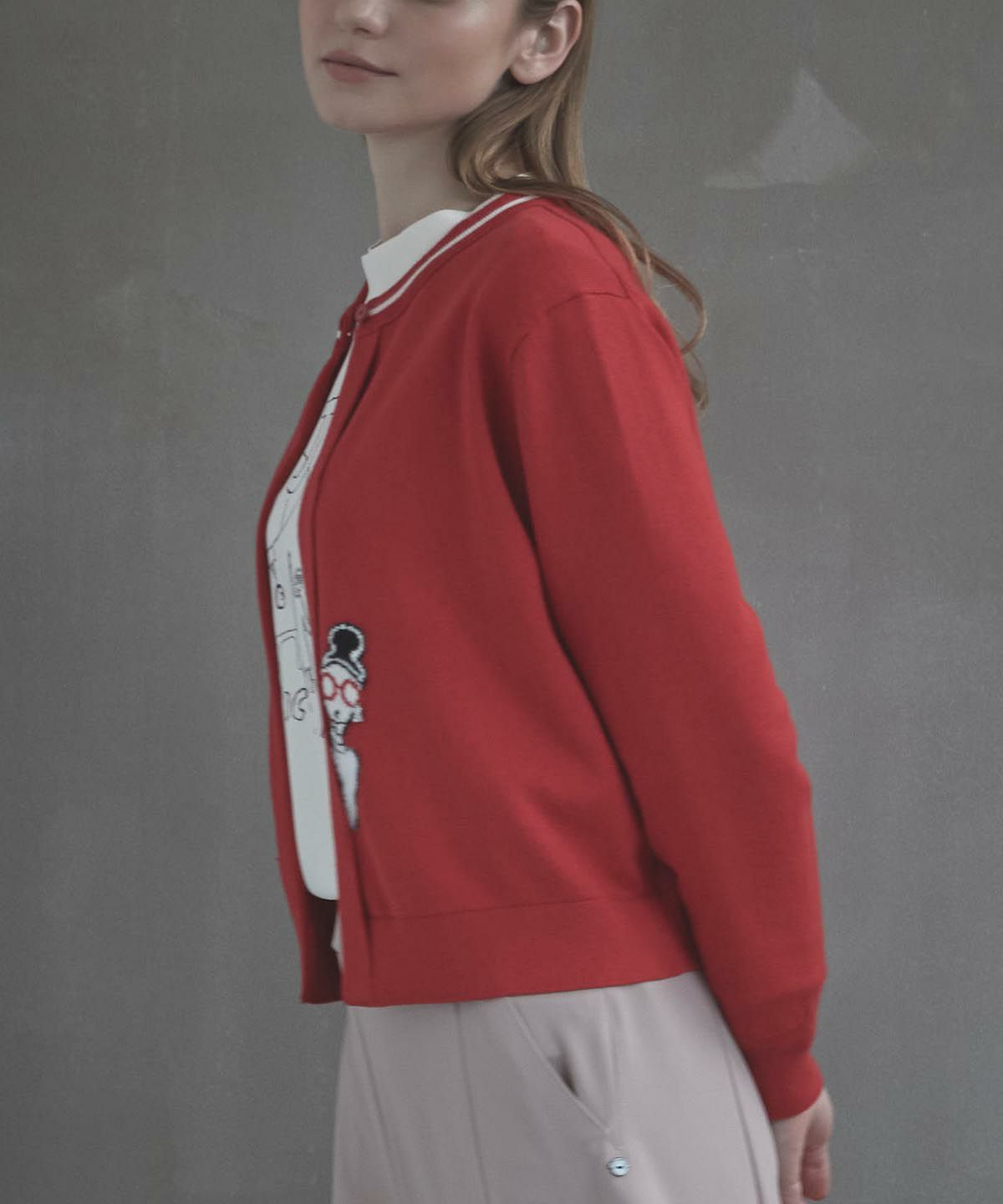 モデル着用画像（レッド）