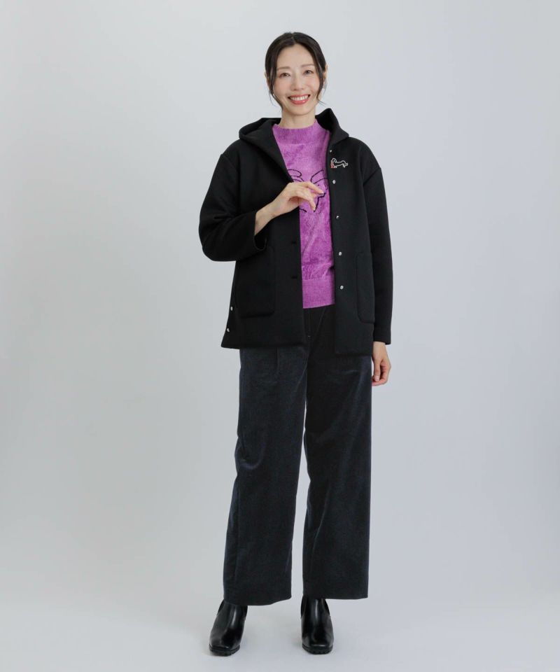 モデル着用画像（パープル）