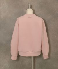 総柄プリントダンボールプルオーバー後ろ（ピンク）