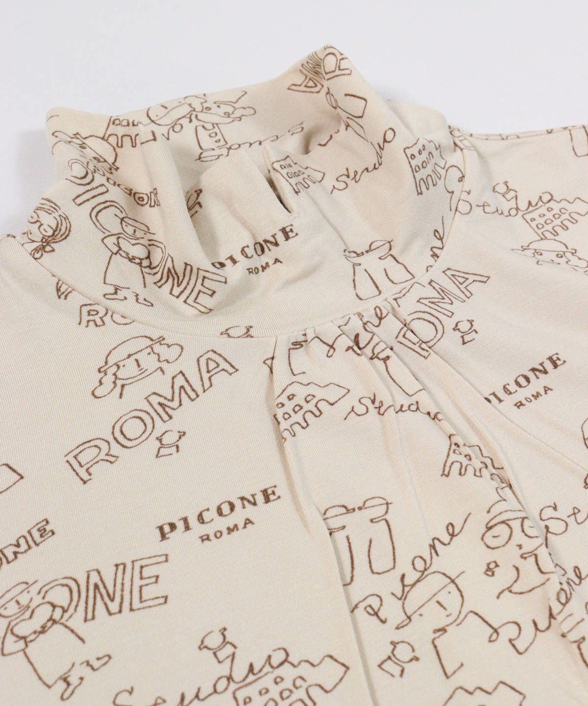 ギャザー部分（ベージュ）