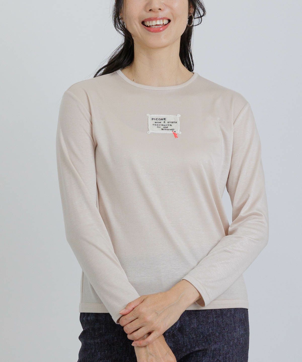 モデル着用画像(ベージュ)