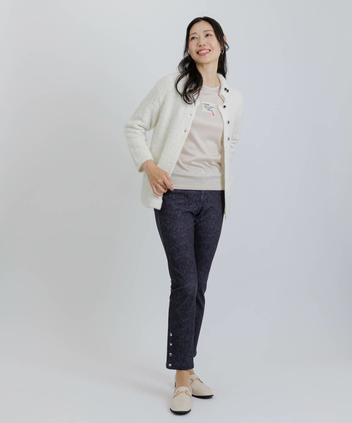 モデル着用画像(ベージュ)