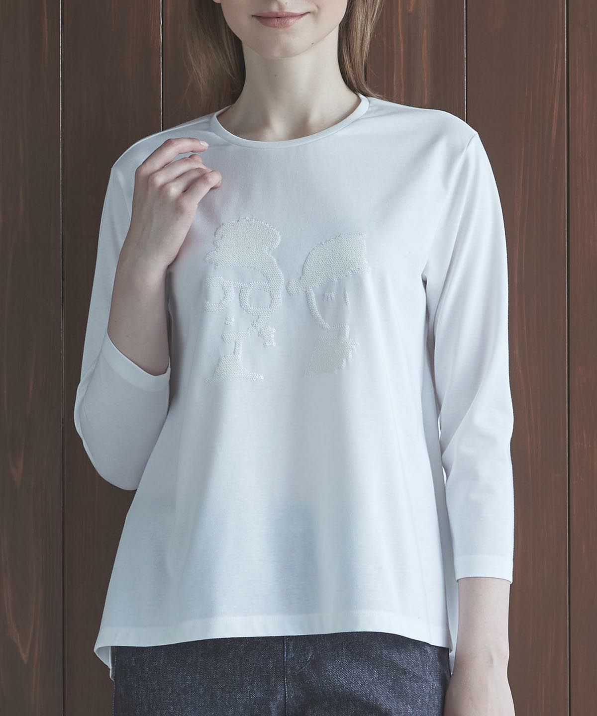 モデル着用画像（ホワイト）