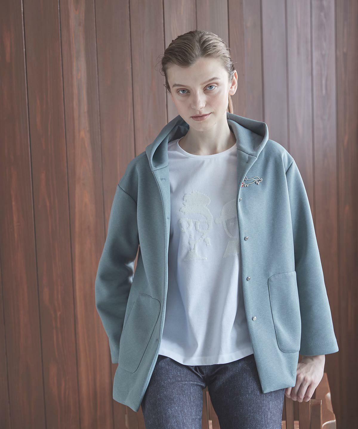 モデル着用画像（ホワイト）